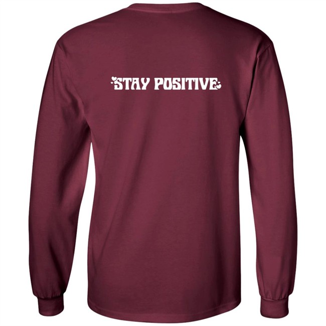 Nicole Laeno Pink Stay Positive Hoodie Nicole Laeno Pink Stay Positive Hoodie