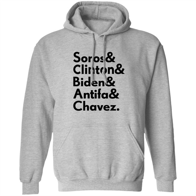 Soros Clinton Biden Antifa Chavez T Shirt Soros Clinton Biden Antifa Chavez T Shirt