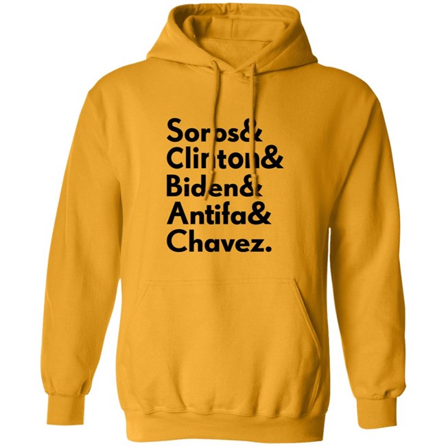 Soros Clinton Biden Antifa Chavez T Shirt Soros Clinton Biden Antifa Chavez T Shirt