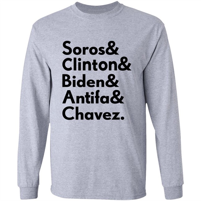 Soros Clinton Biden Antifa Chavez T Shirt Soros Clinton Biden Antifa Chavez T Shirt