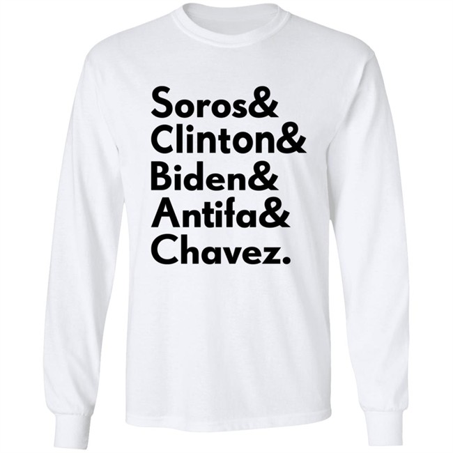 Soros Clinton Biden Antifa Chavez T Shirt Soros Clinton Biden Antifa Chavez T Shirt
