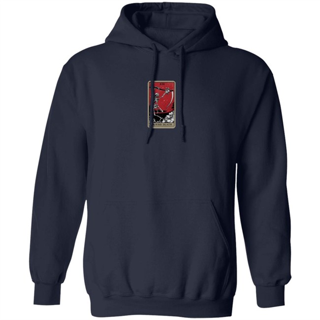 Morbid Podcast Merch Tarot Card Of Death Tee Shirt Morbid Podcast Merch Tarot Card Of Death Tee Shirt