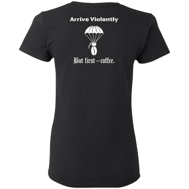 Airborne Coffee Bean Grenade Shirt Airborne Coffee Bean Grenade Shirt