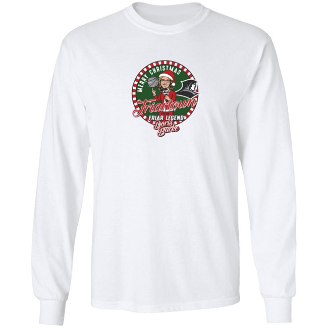 Providence Friars Merry Christmas From Doris Burke Tee Shirt Providence Friars Merry Christmas From Doris Burke Tee Shirt