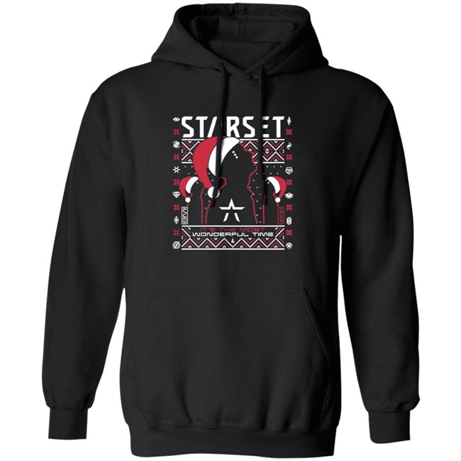 Limited Edition Starset Merch Wonderful Time Holiday Sweatshirt Limited Edition Starset Merch Wonderful Time Holiday Sweatshirt