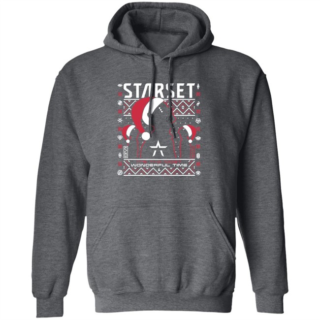 Limited Edition Starset Merch Wonderful Time Holiday Sweatshirt Limited Edition Starset Merch Wonderful Time Holiday Sweatshirt