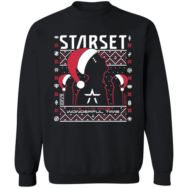 Limited Edition Starset Merch Wonderful Time Holiday Sweatshirt