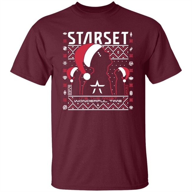 Limited Edition Starset Merch Wonderful Time Holiday Sweatshirt Limited Edition Starset Merch Wonderful Time Holiday Sweatshirt