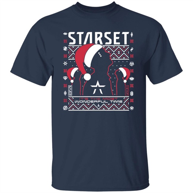 Limited Edition Starset Merch Wonderful Time Holiday Sweatshirt Limited Edition Starset Merch Wonderful Time Holiday Sweatshirt
