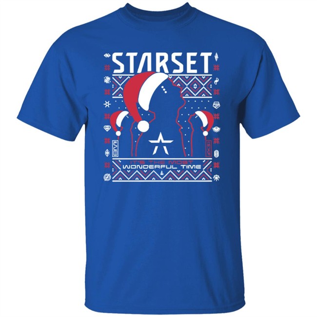 Limited Edition Starset Merch Wonderful Time Holiday Sweatshirt Limited Edition Starset Merch Wonderful Time Holiday Sweatshirt