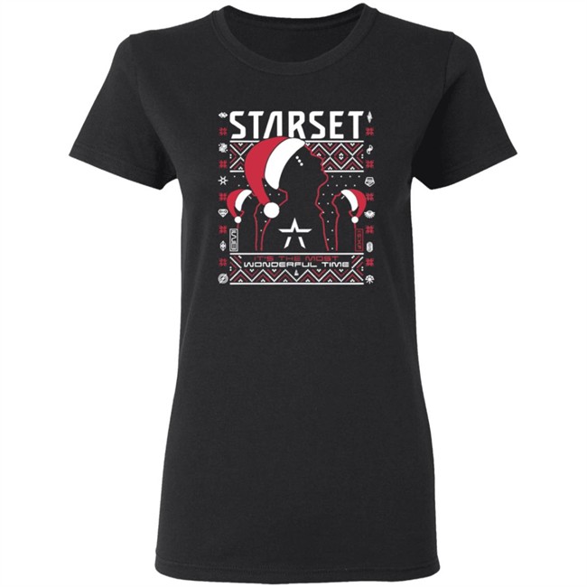 Limited Edition Starset Merch Wonderful Time Holiday Sweatshirt Limited Edition Starset Merch Wonderful Time Holiday Sweatshirt