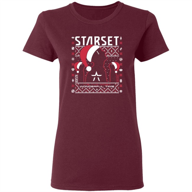Limited Edition Starset Merch Wonderful Time Holiday Sweatshirt Limited Edition Starset Merch Wonderful Time Holiday Sweatshirt