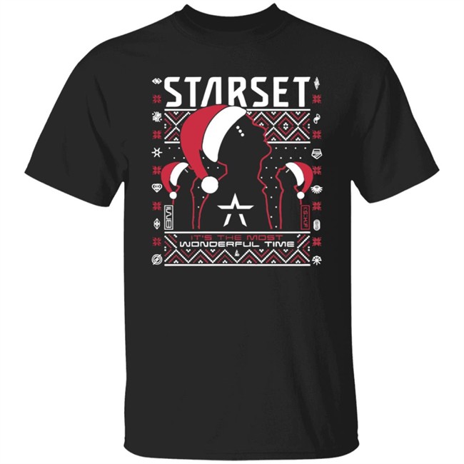 Limited Edition Starset Merch Wonderful Time Holiday Sweatshirt Limited Edition Starset Merch Wonderful Time Holiday Sweatshirt