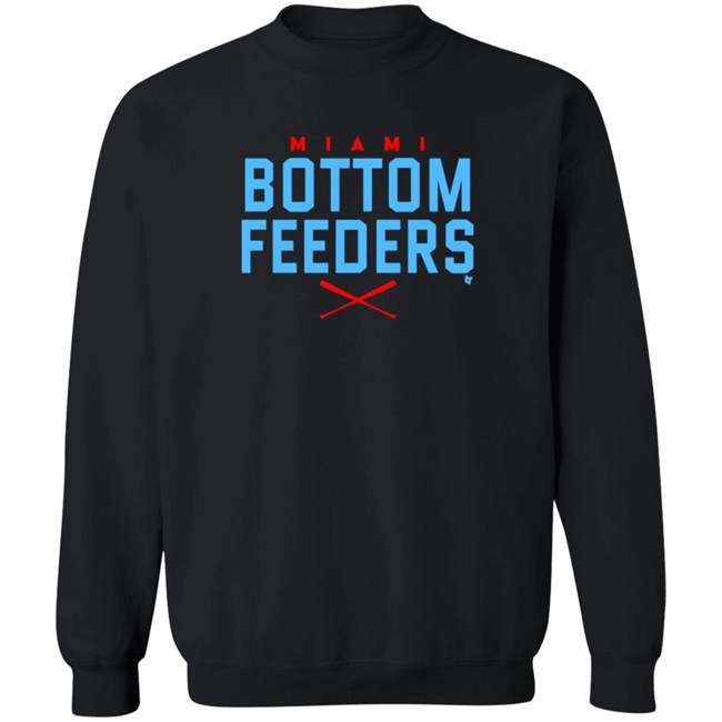 Miami Marlins Miami Bottom Feeders BreakingT Fish Stripes Shirt Miami Marlins Miami Bottom Feeders BreakingT Fish Stripes Shirt
