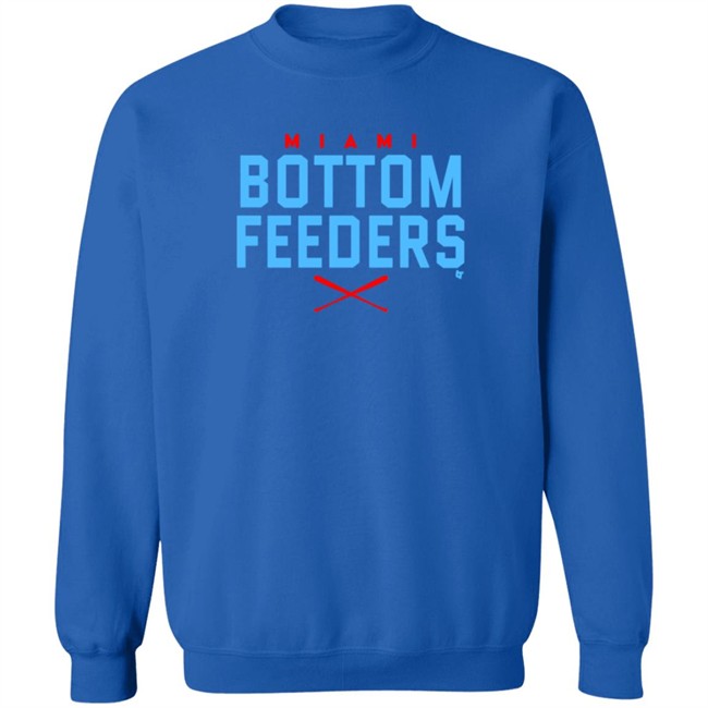Miami Marlins Miami Bottom Feeders BreakingT Fish Stripes Shirt Miami Marlins Miami Bottom Feeders BreakingT Fish Stripes Shirt