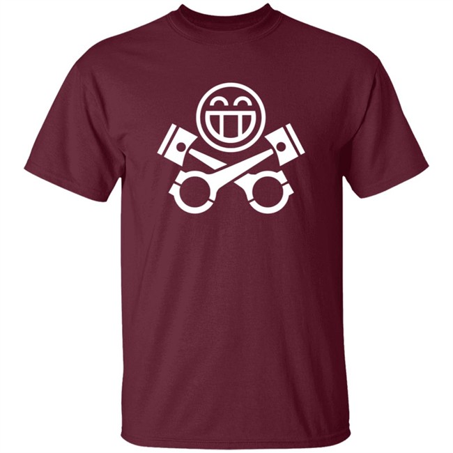 Pistonheads Merch PistonHeads Smiley Monochrome T Shirt Pistonheads Merch PistonHeads Smiley Monochrome T Shirt