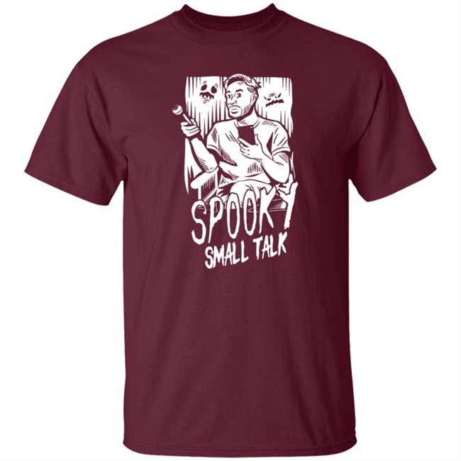 Gianthugs Merch Spooky Small Talk - The Host Glows In The Dark Shirt Gianthugs Merch Spooky Small Talk - The Host Glows In The Dark Shirt