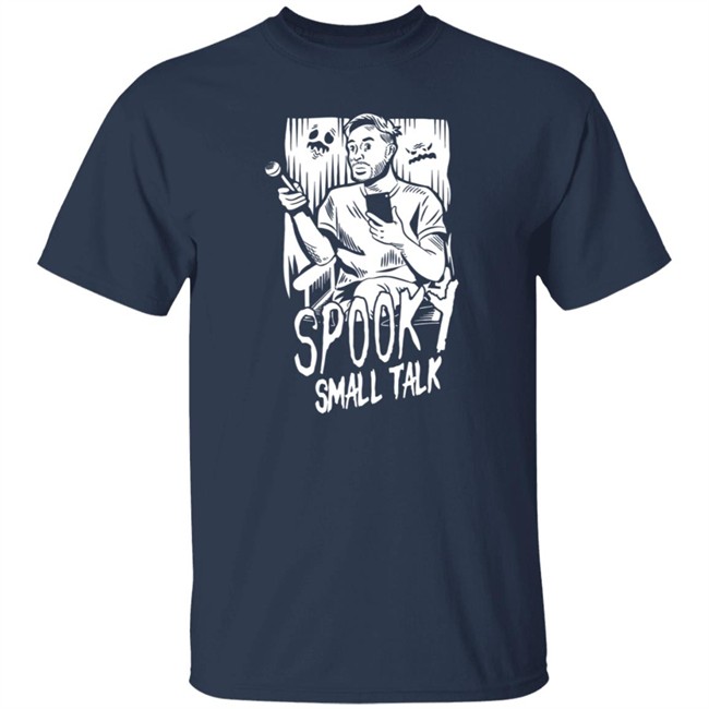 Gianthugs Merch Spooky Small Talk - The Host Glows In The Dark Shirt Gianthugs Merch Spooky Small Talk - The Host Glows In The Dark Shirt
