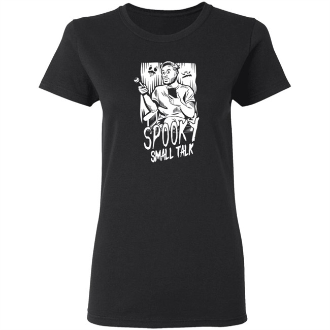 Gianthugs Merch Spooky Small Talk - The Host Glows In The Dark Shirt Gianthugs Merch Spooky Small Talk - The Host Glows In The Dark Shirt