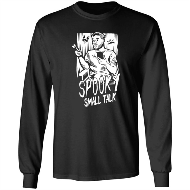 Gianthugs Merch Spooky Small Talk - The Host Glows In The Dark Shirt Gianthugs Merch Spooky Small Talk - The Host Glows In The Dark Shirt