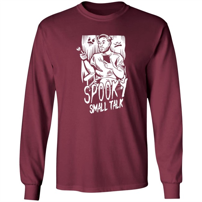 Gianthugs Merch Spooky Small Talk - The Host Glows In The Dark Shirt Gianthugs Merch Spooky Small Talk - The Host Glows In The Dark Shirt