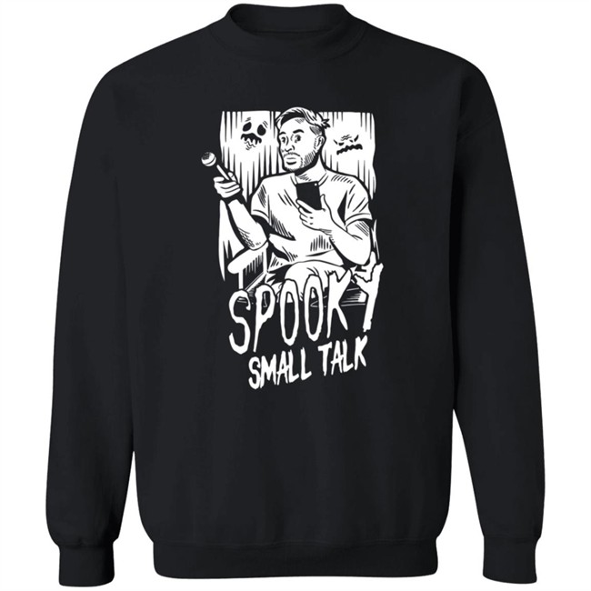 Gianthugs Merch Spooky Small Talk - The Host Glows In The Dark Shirt Gianthugs Merch Spooky Small Talk - The Host Glows In The Dark Shirt