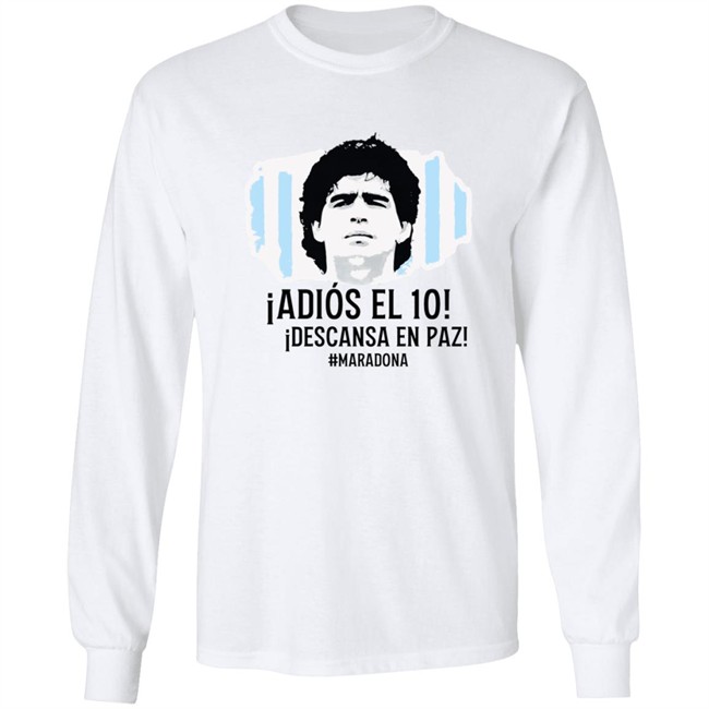 Psg El Adiós El 10! Descansa En Paz Maradona T Shirt Psg El Adiós El 10! Descansa En Paz Maradona T Shirt
