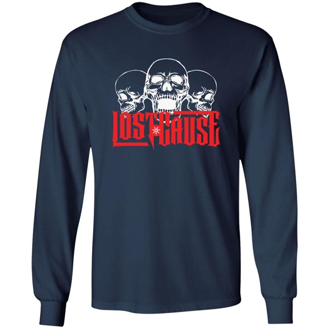 Good Mythical Morning Merch Lost Cause Skull Long Sleeve Tee Shirt Good Mythical Morning Merch Lost Cause Skull Long Sleeve Tee Shirt