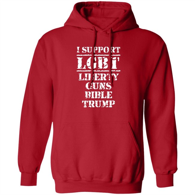 I Support Lgbt Liberty Guns Bible Trump T Shirt I Support Lgbt Liberty Guns Bible Trump T Shirt