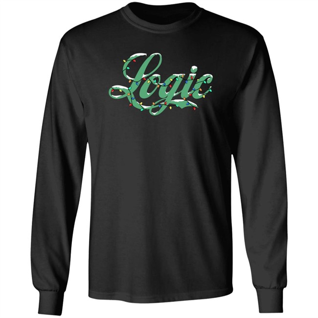 Logic Merch Holiday Logic Script Pullover Hoodie Logic Merch Holiday Logic Script Pullover Hoodie