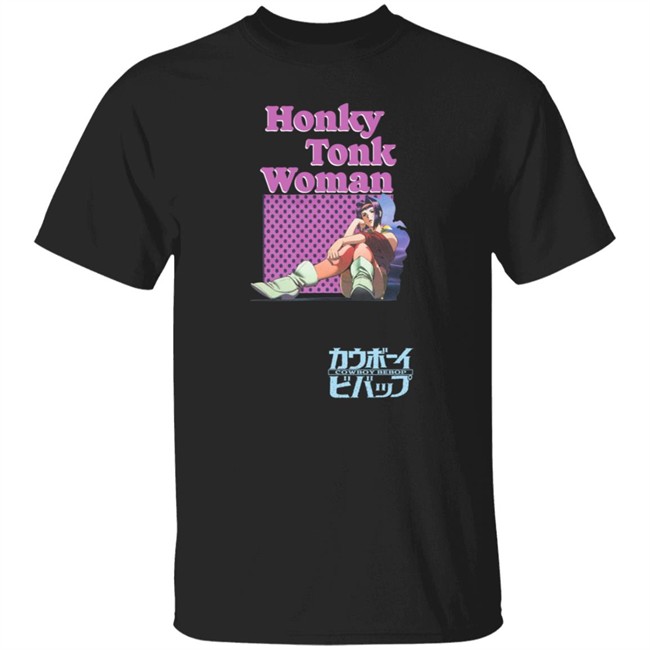 Cowboy Bebop Merch Honky Tonk Woman Tee Shirt