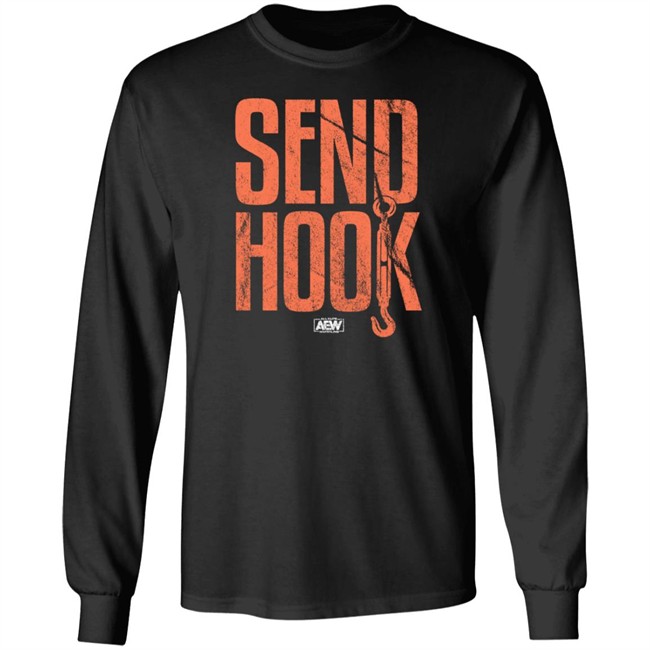 AEW Shop Send Hook Shirt AEW Shop Send Hook Shirt