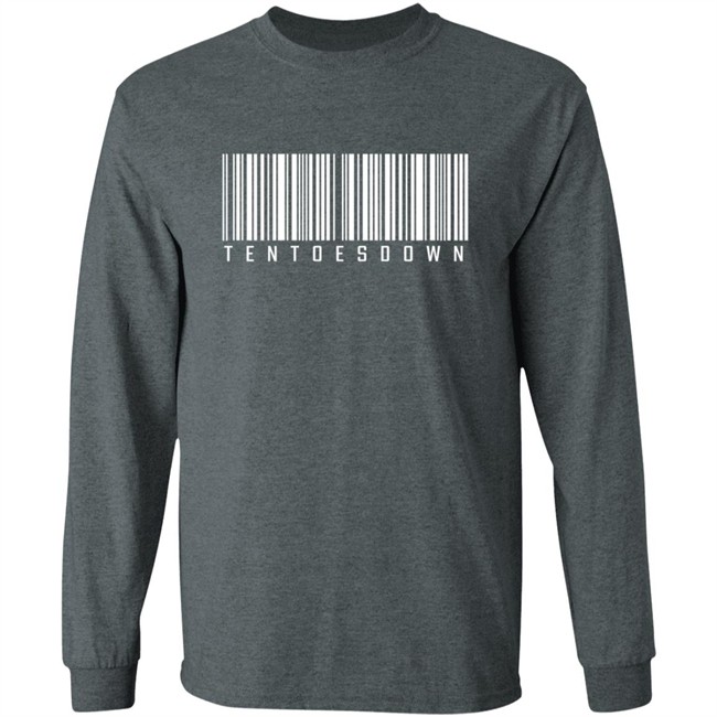 Ten Toes Down Merch Ten Toes Down Barcode T Shirt Ten Toes Down Merch Ten Toes Down Barcode T Shirt