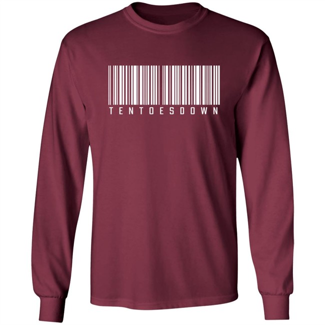 Ten Toes Down Merch Ten Toes Down Barcode T Shirt Ten Toes Down Merch Ten Toes Down Barcode T Shirt