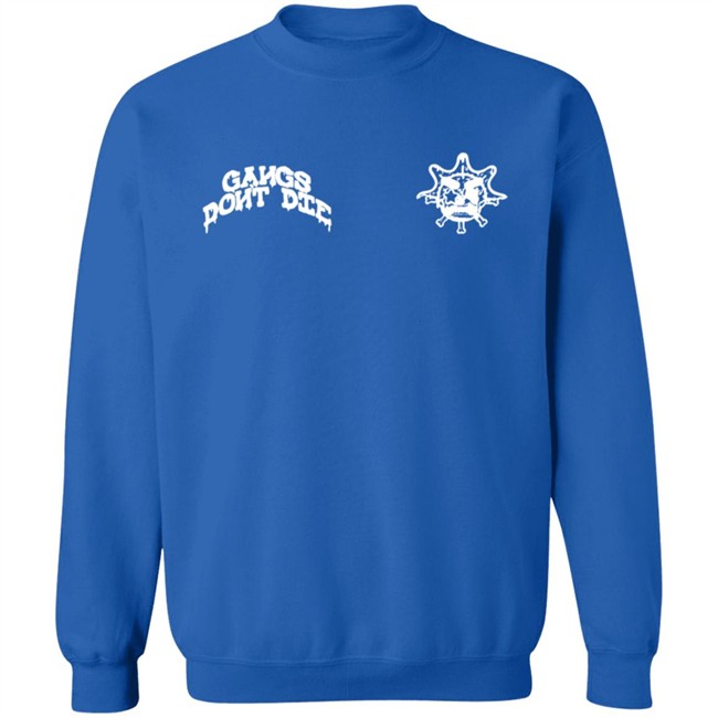 Limited Edition Glo Gang Merch Gangs Don't Die Hoodie Limited Edition Glo Gang Merch Gangs Don't Die Hoodie