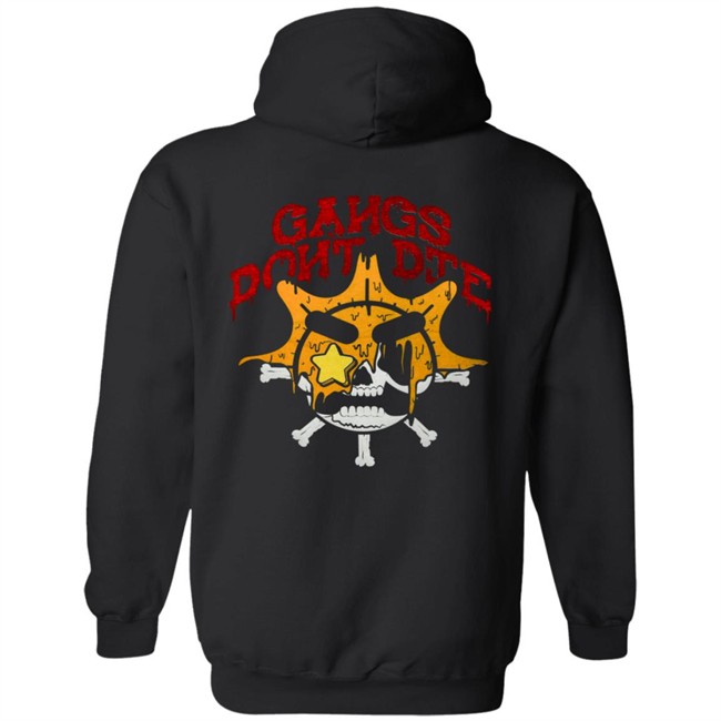Limited Edition Glo Gang Merch Gangs Don't Die Hoodie Limited Edition Glo Gang Merch Gangs Don't Die Hoodie