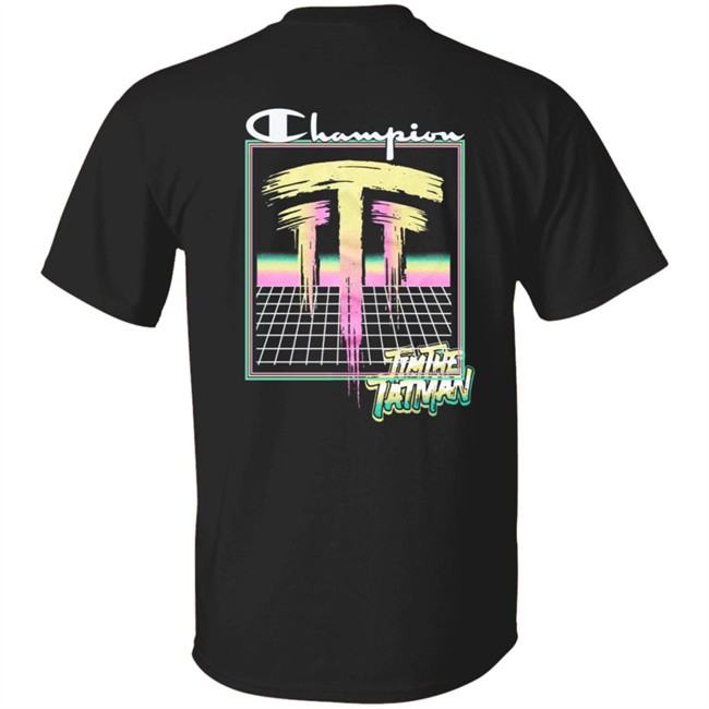 Limited Edition Timthetatman Merch Champion Tatman Luxe Tee Shirt Limited Edition Timthetatman Merch Champion Tatman Luxe Tee Shirt