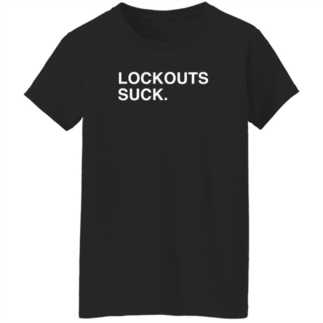 Obvious Shirts Lockouts Suck T Shirt Obvious Shirts Lockouts Suck T Shirt