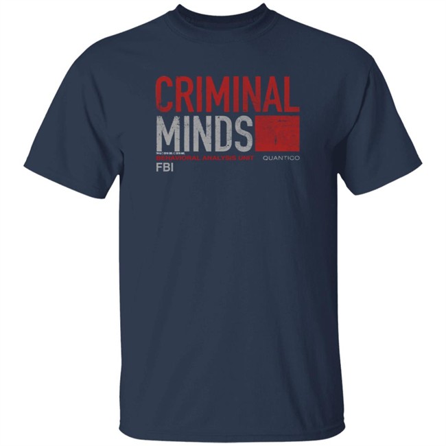 Cbs Store Merch Criminal Minds Distressed BAU Quantico Hoodie Cbs Store Merch Criminal Minds Distressed BAU Quantico Hoodie