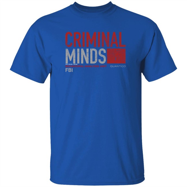 Cbs Store Merch Criminal Minds Distressed BAU Quantico Hoodie Cbs Store Merch Criminal Minds Distressed BAU Quantico Hoodie