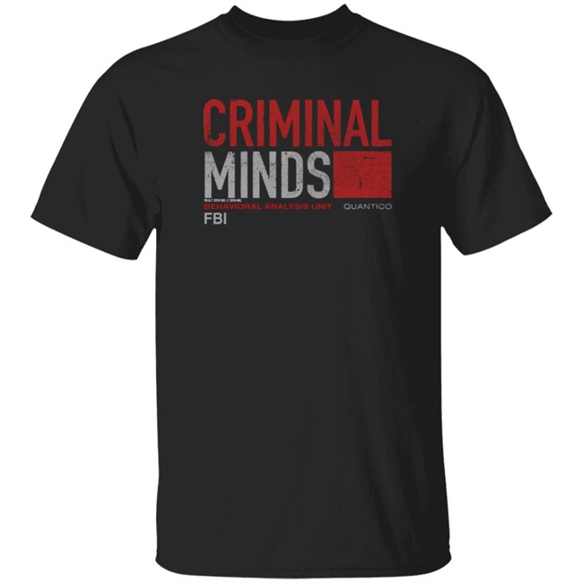 Cbs Store Merch Criminal Minds Distressed BAU Quantico Hoodie Cbs Store Merch Criminal Minds Distressed BAU Quantico Hoodie