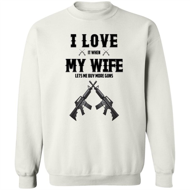 I Love My Wife And Gun Shirt I Love My Wife And Gun Shirt