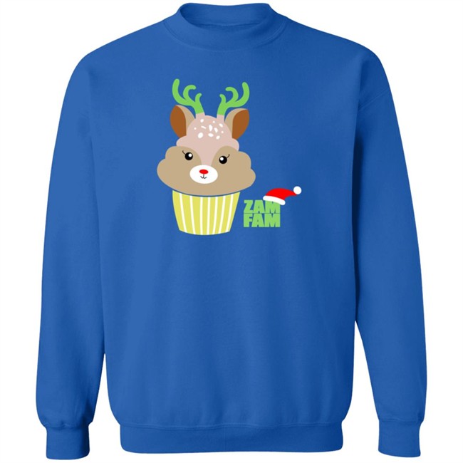 Zam Fam Merch Holiday Reiendeer Tee Shirt Zam Fam Merch Holiday Reiendeer Tee Shirt
