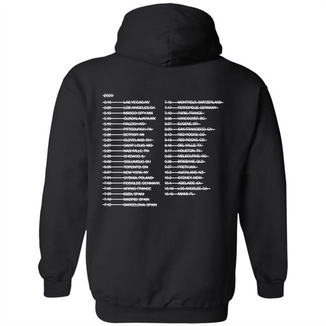 Limited Edition Rufus Du Sol Merch 2020 Canceled Tour Hoodie Limited Edition Rufus Du Sol Merch 2020 Canceled Tour Hoodie