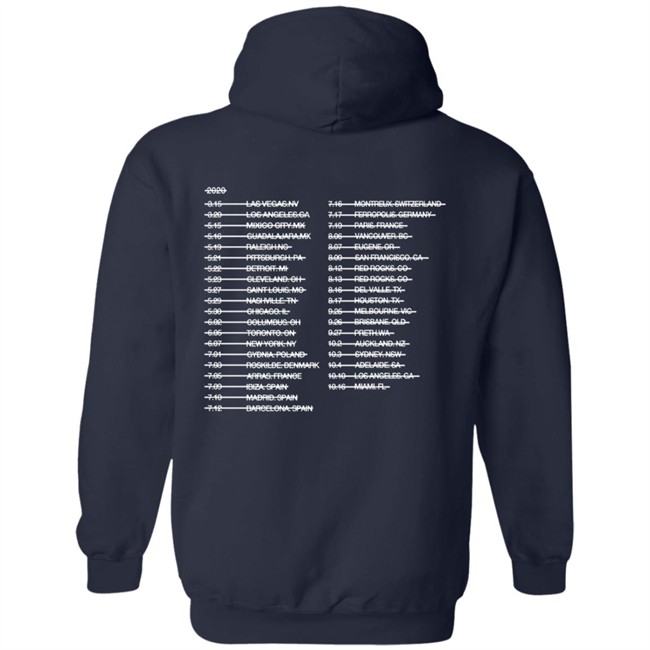 Limited Edition Rufus Du Sol Merch 2020 Canceled Tour Hoodie Limited Edition Rufus Du Sol Merch 2020 Canceled Tour Hoodie