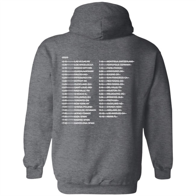 Limited Edition Rufus Du Sol Merch 2020 Canceled Tour Hoodie Limited Edition Rufus Du Sol Merch 2020 Canceled Tour Hoodie