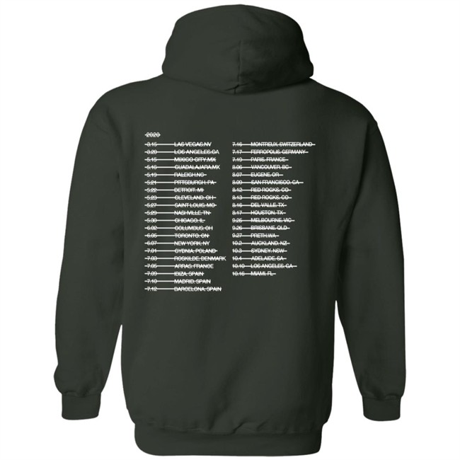 Limited Edition Rufus Du Sol Merch 2020 Canceled Tour Hoodie Limited Edition Rufus Du Sol Merch 2020 Canceled Tour Hoodie