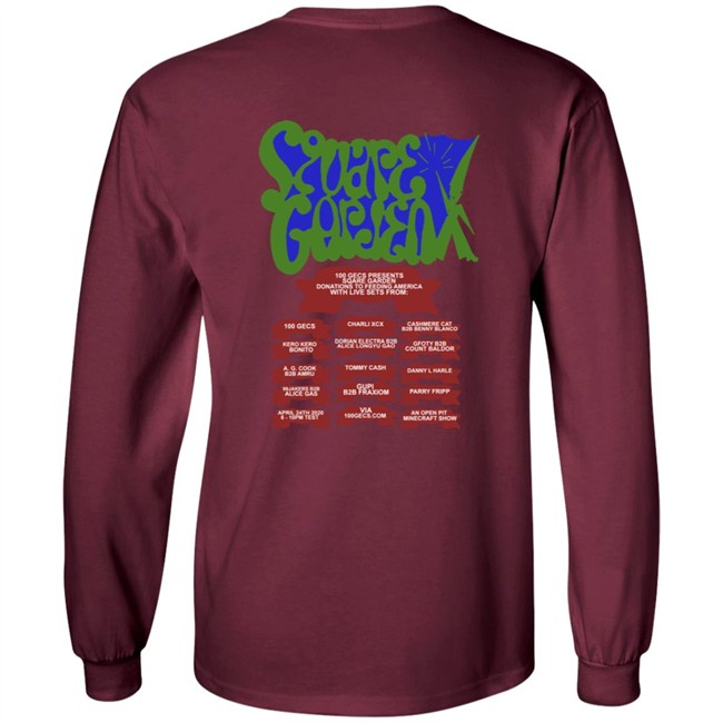 The Hyv Shop Square Garden Festival Tee Shirt The Hyv Shop Square Garden Festival Tee Shirt