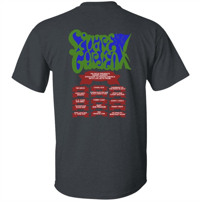 The Hyv Shop Square Garden Festival Tee Shirt The Hyv Shop Square Garden Festival Tee Shirt