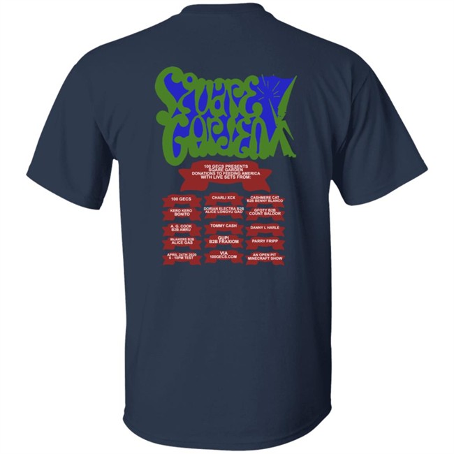 The Hyv Shop Square Garden Festival Tee Shirt The Hyv Shop Square Garden Festival Tee Shirt